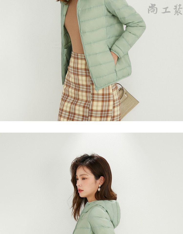 女士90绒立领超轻羽绒服(图9)