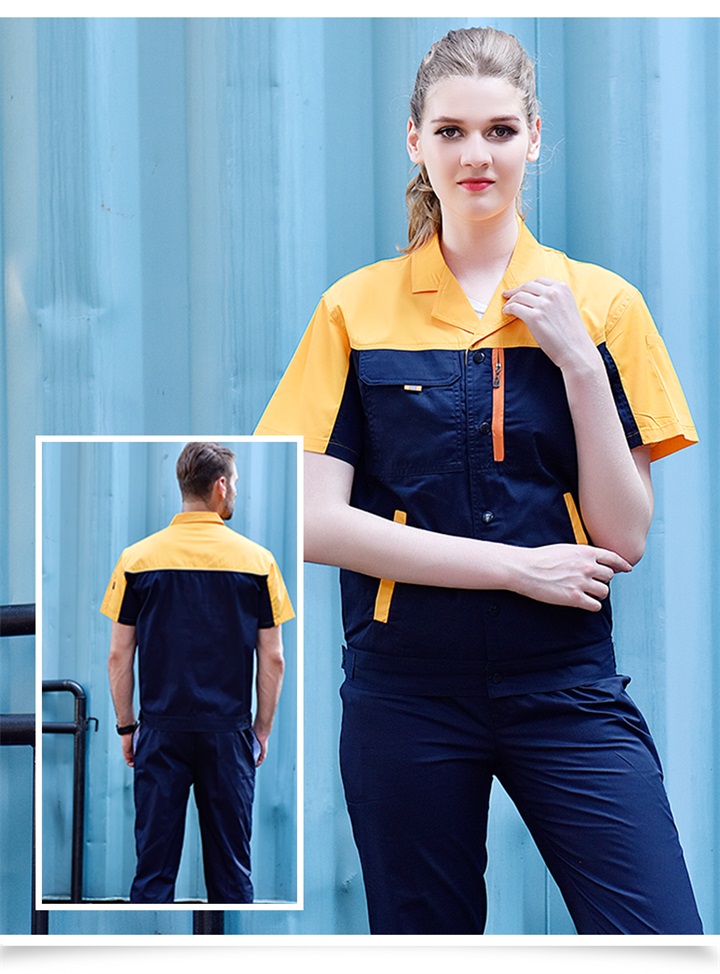 时尚短袖工作服夏季工作服(图20)