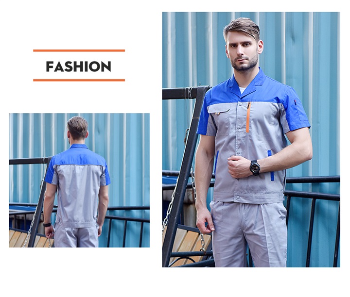 时尚短袖工作服夏季工作服(图12)