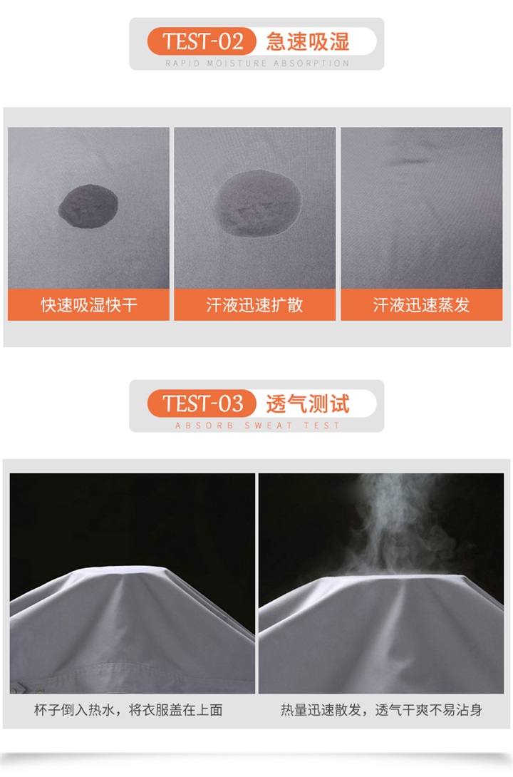 时尚短袖工作服夏季工作服(图8)