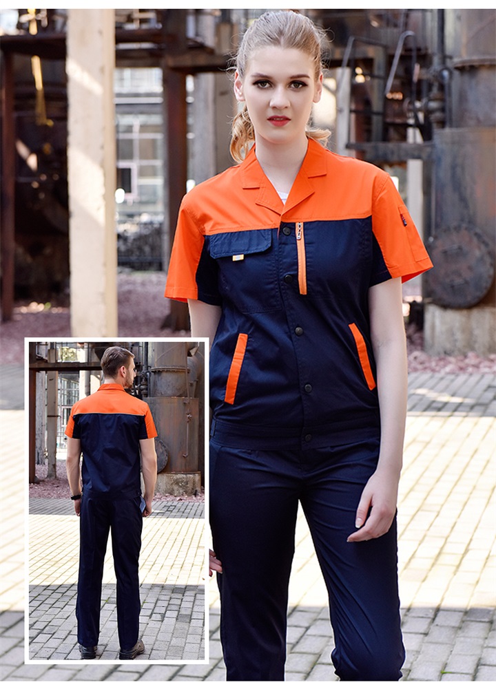 时尚短袖工作服夏季工作服(图14)