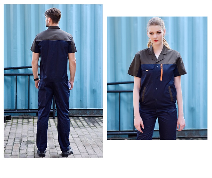 时尚短袖工作服夏季工作服(图16)