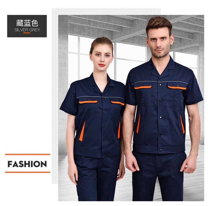 夏季CVC短袖工作服厂家(图14)