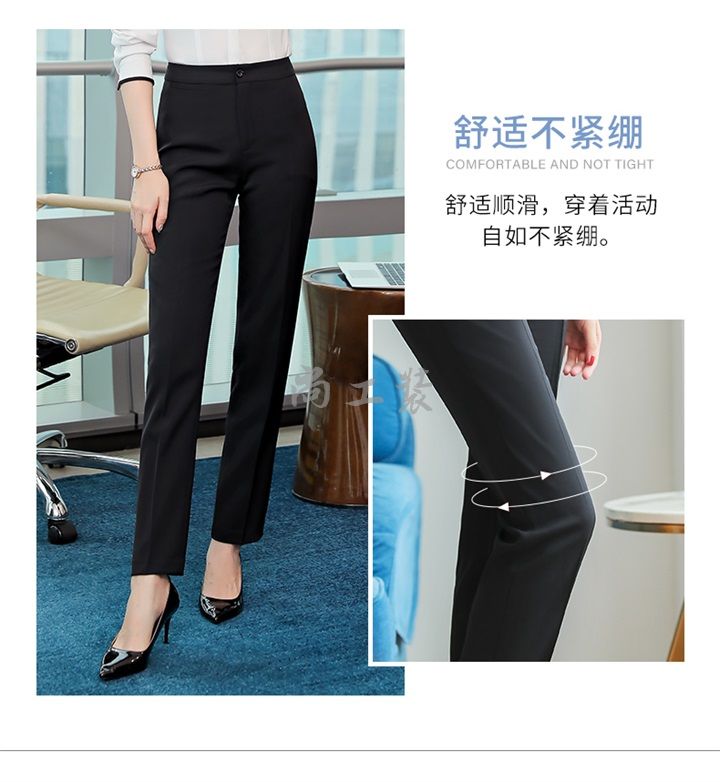 女士西服长裤职业装西裤(图5)