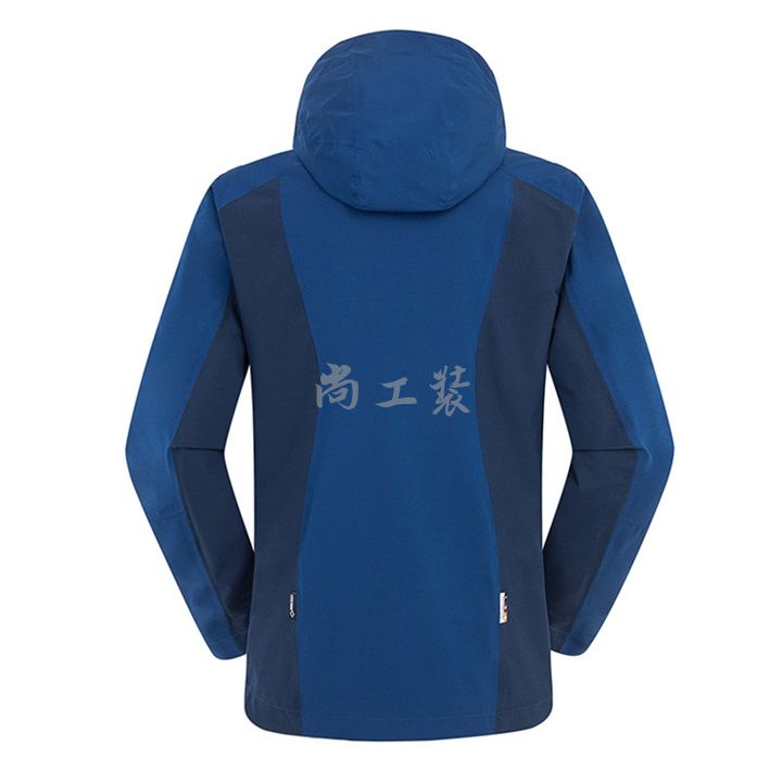 专业户外两件套冲锋衣黑色(图5)
